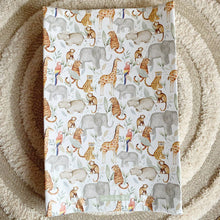 Load image into Gallery viewer, Jungle Wedge Baby Changing Mat | Handmade UK