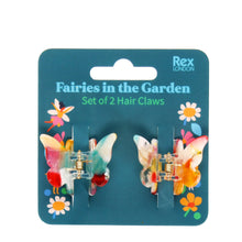 Load image into Gallery viewer, Mini Butterfly Hair Claw Clips (Set of 2) - Fairies in the Garden