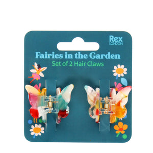 Mini Butterfly Hair Claw Clips (Set of 2) - Fairies in the Garden