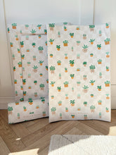 Load image into Gallery viewer, Potted Plant Wedge Changing Mat | Handmade UK Baby Mat