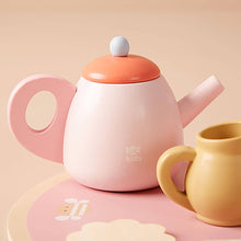 Load image into Gallery viewer, Just Bee Kids Wooden Tea Set FSC
