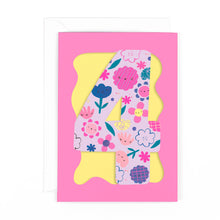 Load image into Gallery viewer, Doodle 4 Age Card Girls