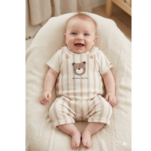 Load image into Gallery viewer, Beary Cute Dungaree Set