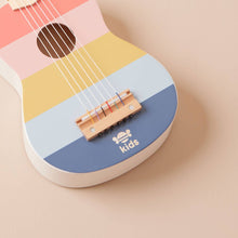 Load image into Gallery viewer, Just Bee Kids Stripe Wooden Guitar Toy FSC
