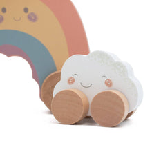 Load image into Gallery viewer, Pull Along Friends (Rainbow/Cloud)