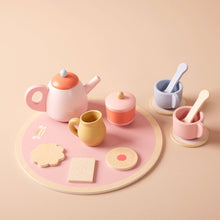Load image into Gallery viewer, Just Bee Kids Wooden Tea Set FSC