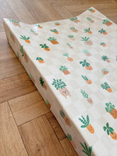 Load image into Gallery viewer, Potted Plant Wedge Changing Mat | Handmade UK Baby Mat