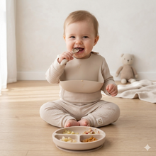 Load image into Gallery viewer, Beige Ribbed Outfit and Dinner Set Gift Set
