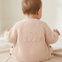 Load image into Gallery viewer, Cream Hello Cardigan
