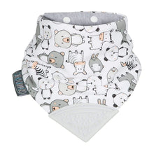 Load image into Gallery viewer, Neckerchew Teething Dribble Bib - Panda Pals animal