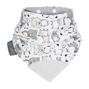 Neckerchew Teething Dribble Bib - Panda Pals animal