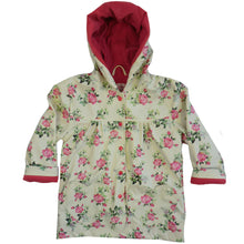 Load image into Gallery viewer, Rose Floral Raincoat