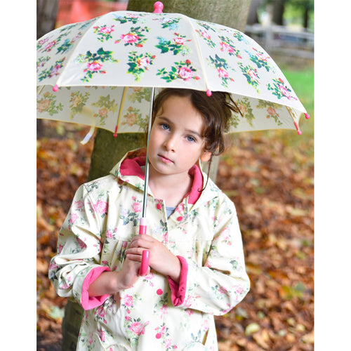 Rose Floral Raincoat