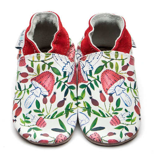 Inch Blue Rosehip Toadstool soft leather shoes