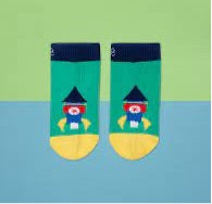 To the Moon and Back Rocket Socks