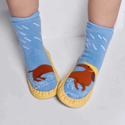 Raining cats and Dogs Moccasins Slippers