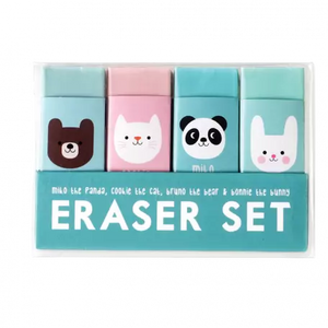 Miko and Friends Eraser Set