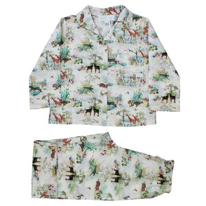 Vintage Safari/Jungle Traditional Pyjamas