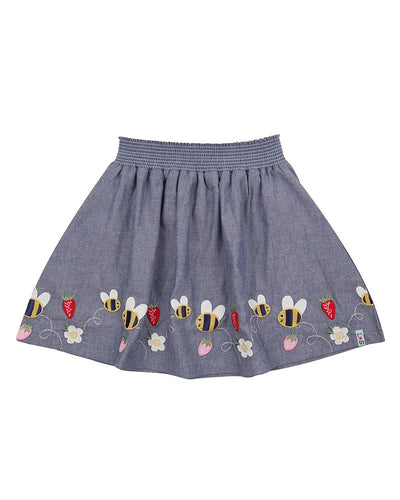 BUSY BEE APPLIQUE SKIRT