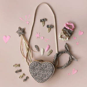 Love Heart Leopard Bag