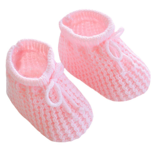 Pink Baby Booties
