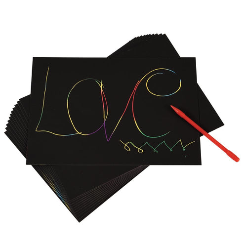 Magic Rainbow Scratch Art Paper