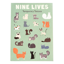 Load image into Gallery viewer, Nine Lives Temporary Tattoos