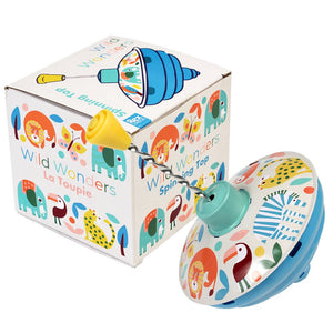 Wild Wonders Metal Spinning Top