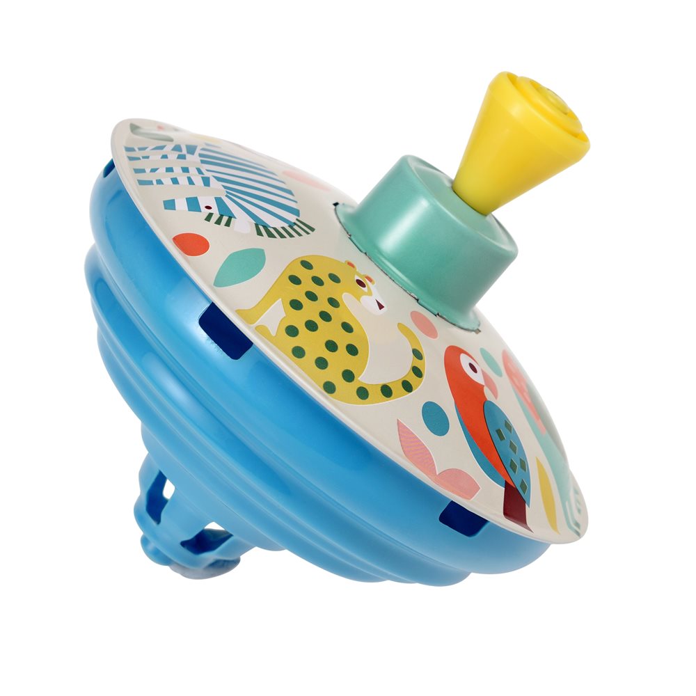 Wild Wonders Metal Spinning Top