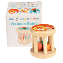 Load image into Gallery viewer, Wild Wonders Wooden Rattle