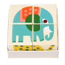 Load image into Gallery viewer, Wild Wonders Wooden Puzzle Cubes