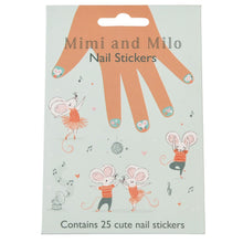 Load image into Gallery viewer, Mimi and Milo Nail Stickers