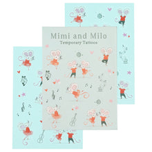 Load image into Gallery viewer, Mimi and Milo  Temporary Tattoos
