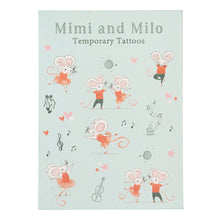 Load image into Gallery viewer, Mimi and Milo  Temporary Tattoos