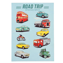 Load image into Gallery viewer, Road Trip Temporary Tattoos