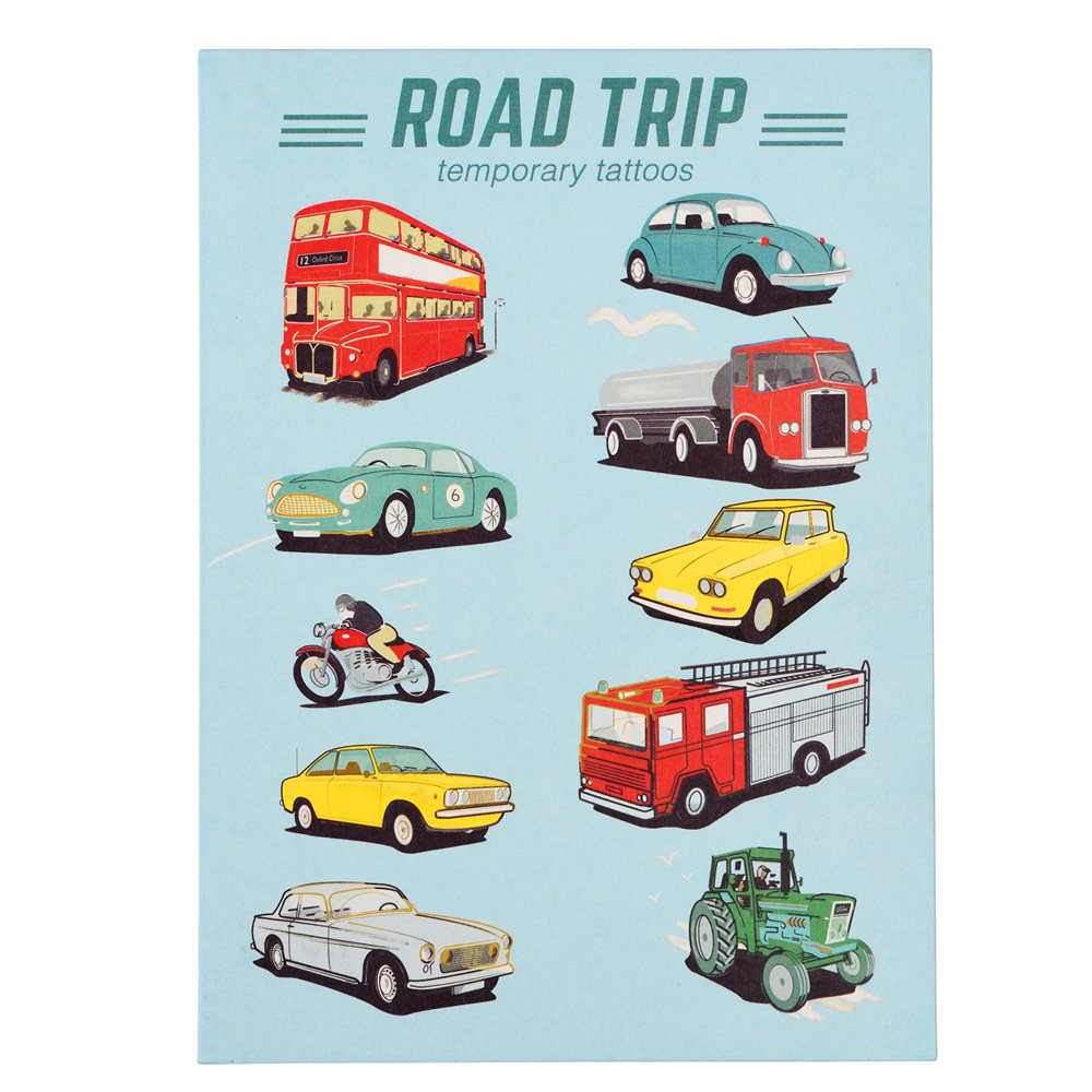 Road Trip Temporary Tattoos