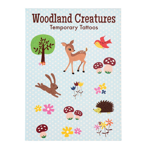 Woodland Creatures Temporary Tattoos
