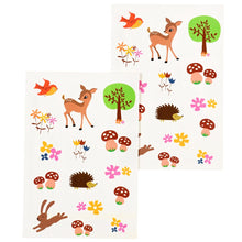 Load image into Gallery viewer, Woodland Creatures Temporary Tattoos
