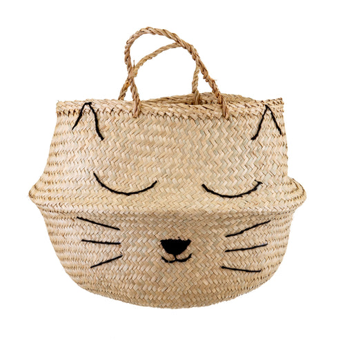 Cats Whiskers Seagrass Storage Basket