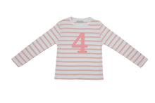 Load image into Gallery viewer, Pink &amp; White Birthday Top (Available in ages 1-5)