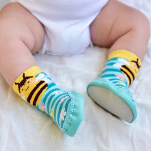 Load image into Gallery viewer, Bumble Bee Moccasin Slippers