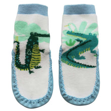 Load image into Gallery viewer, Crocodile Moccasin Slippers