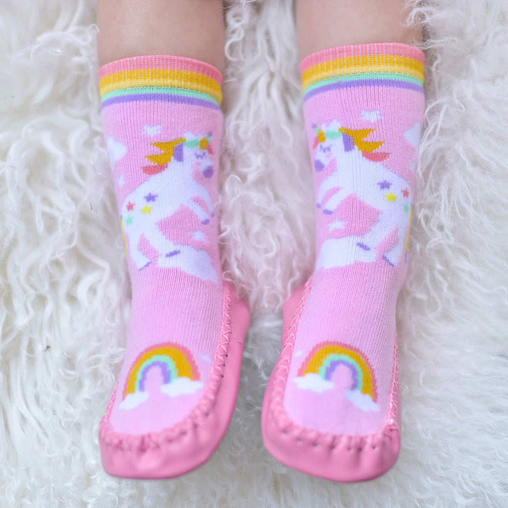 Unicorn Moccasins Slippers