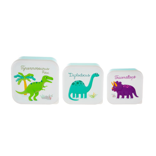 Set of 3 Roarsome Dinosaurs Lunch Boxes