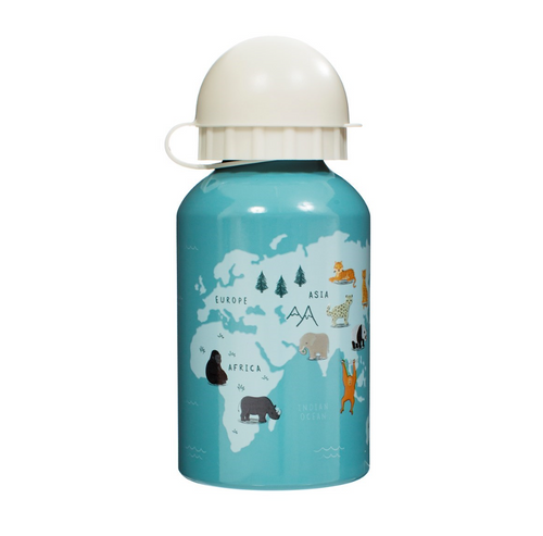 Endangered Animals Kids' Metal Water Bottle