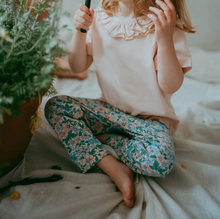 Load image into Gallery viewer, Stripe and Floral Leggings 2 Pack