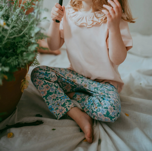 Stripe and Floral Leggings 2 Pack