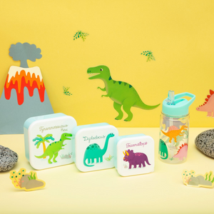 Set of 3 Roarsome Dinosaurs Lunch Boxes