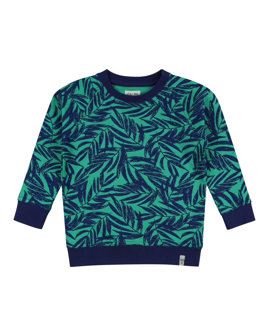 Palm Print Sweatshirt